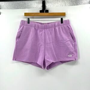 The North Face Half Dome Fleece Shorts - Lupine/White - XL - NWT